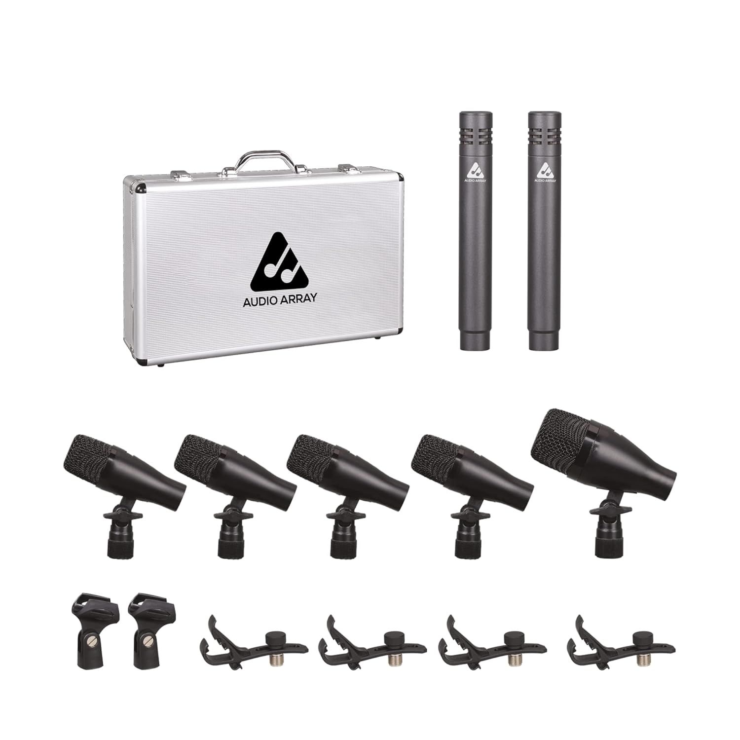 Perfect Sound Capture: Exploring the Audio Array AM-K2 Instrument Drum Microphone Kit