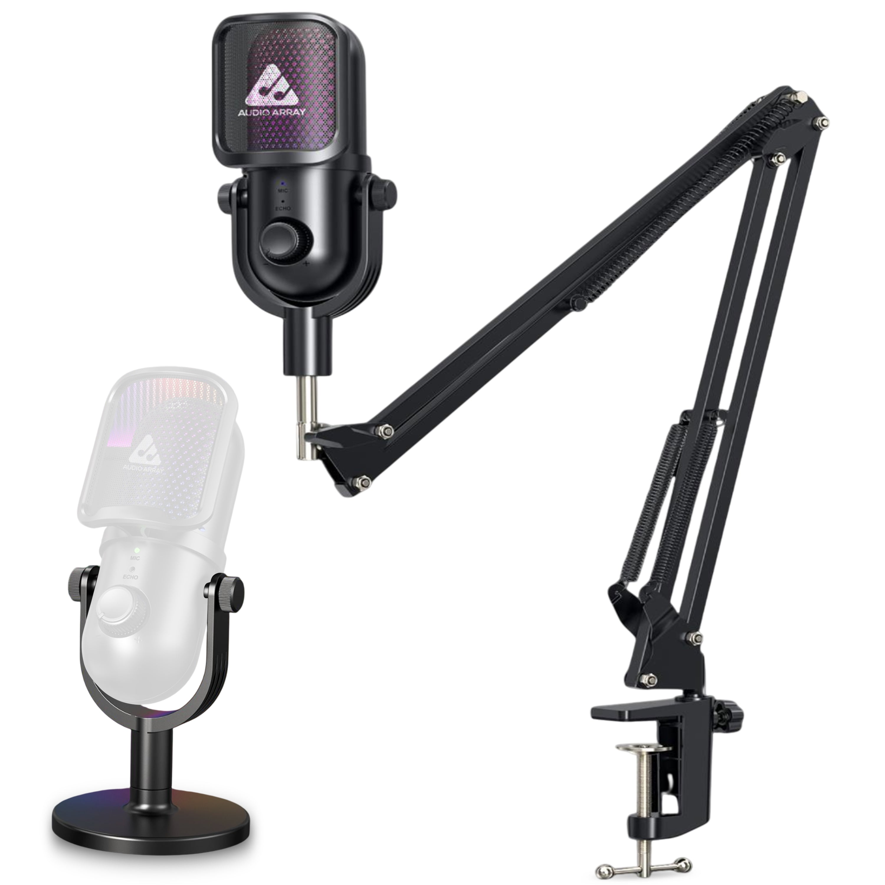 Audio Array AM-C47 RGB USB Condenser Mic Kit