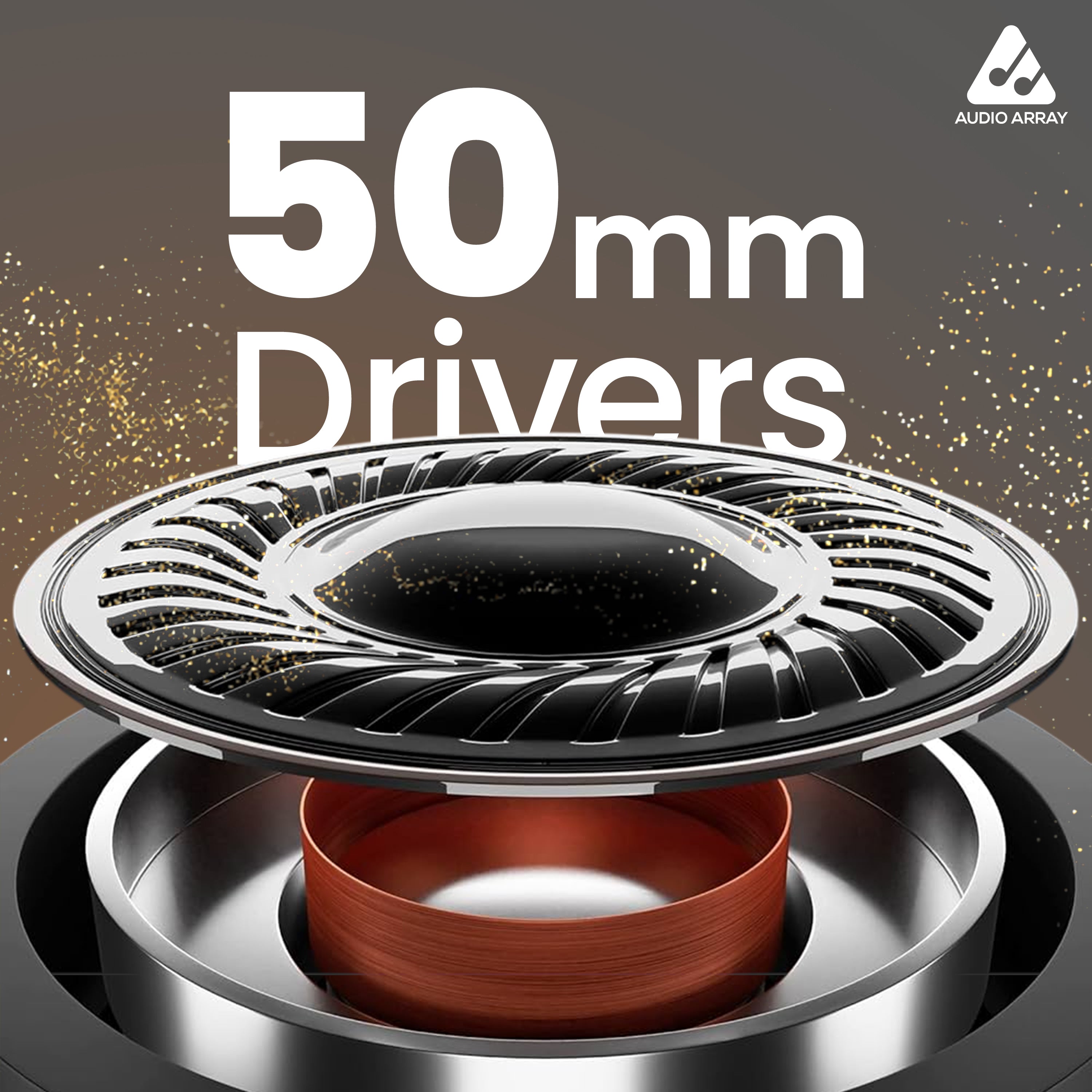 Audio Array AH-50 Professional 50mm DJ Monitoring Headphones