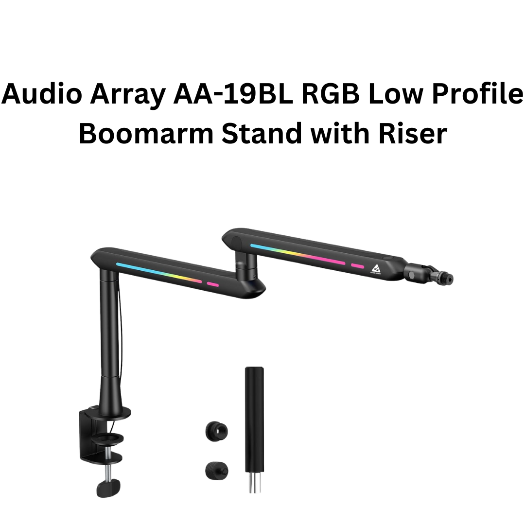 RGB Gaming Bundle For Streamers - Sound Card + Dynamic Mic + Boom Arm GB-05