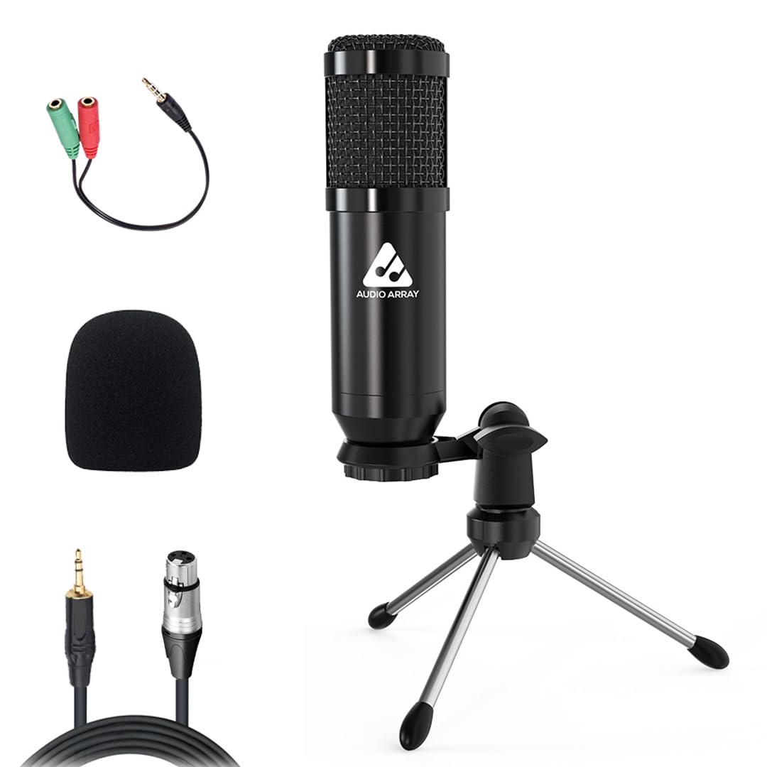 AM-C39 XLR to 3.5mm Condenser Microphone Kit