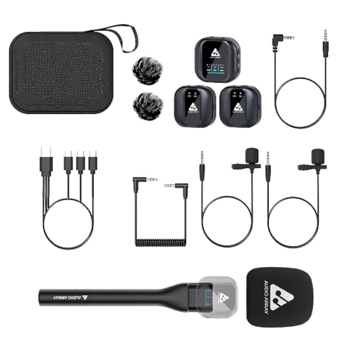 AWB-01 Wireless Mics AM-W10 & Handheld Interview Adapter AA-25