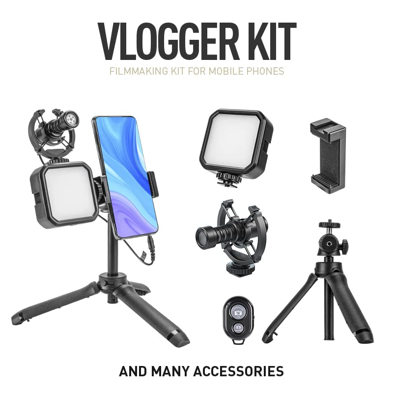 AM-C18 Vlogging Kit 6 in 1 Combo