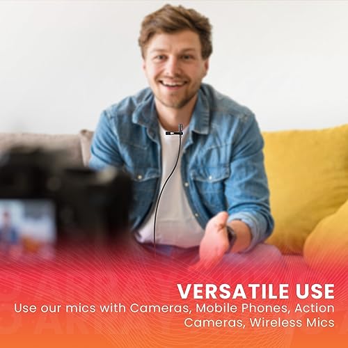 AM-C16 Lapel Microphone | 1M Long & Strong Cable