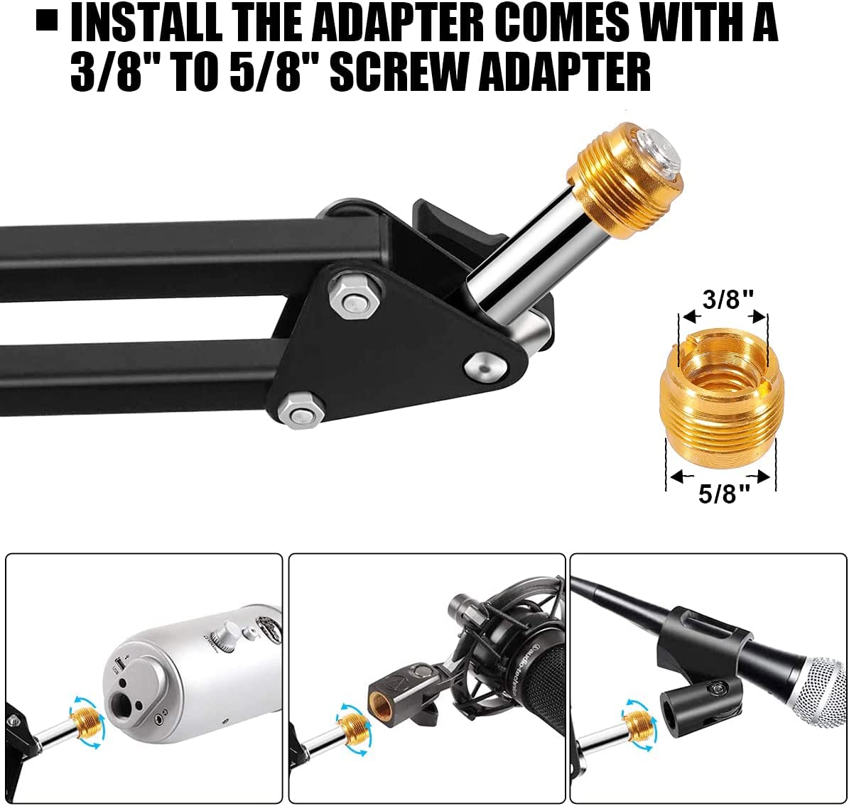 Refurbished - Audio Array AA-06 Microphone Boom Arm
