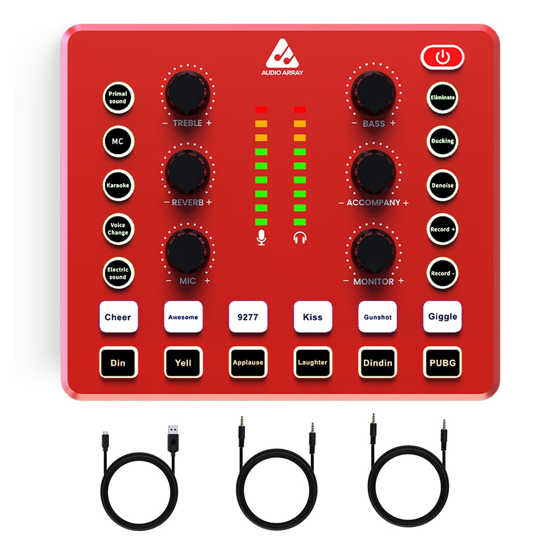 Audio Array AI-11 USB Bluetooth Soundcard, Mixer, Audio Interface