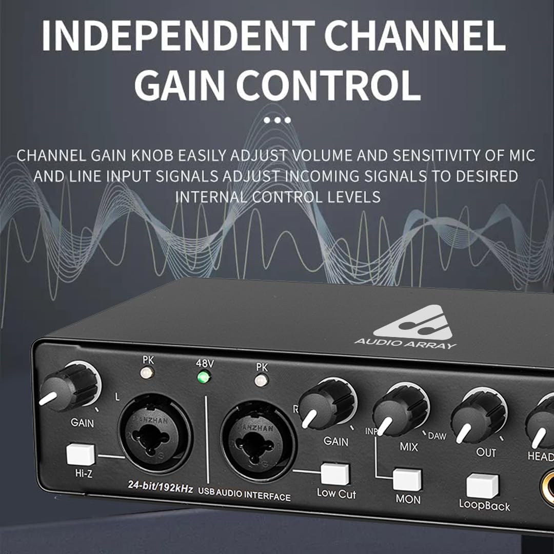 Refurbished - Audio Array AI-04 2x2 Audio Interface | Black
