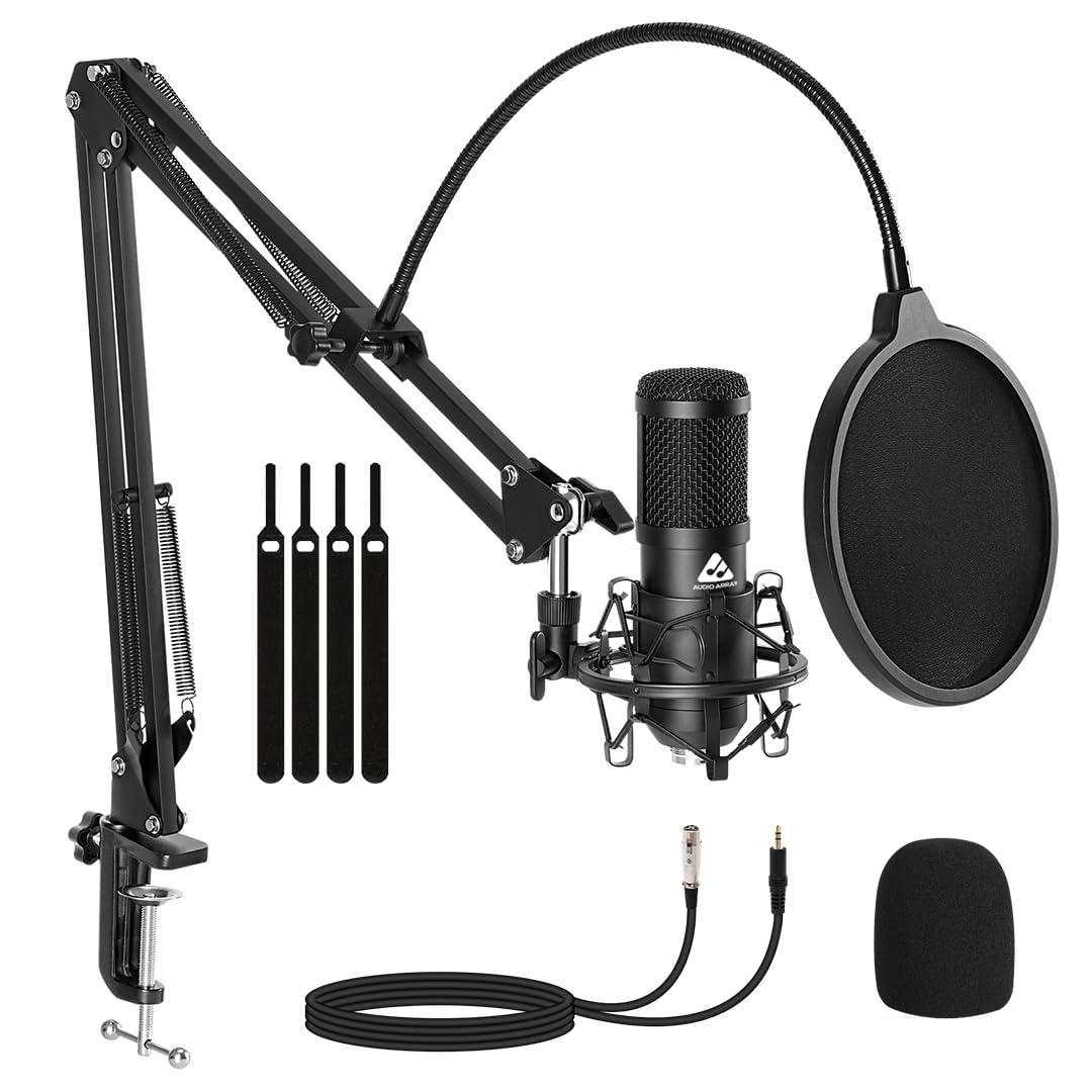 Audio Array AM-C43 XLR to Professional Condenser Microphone Kit