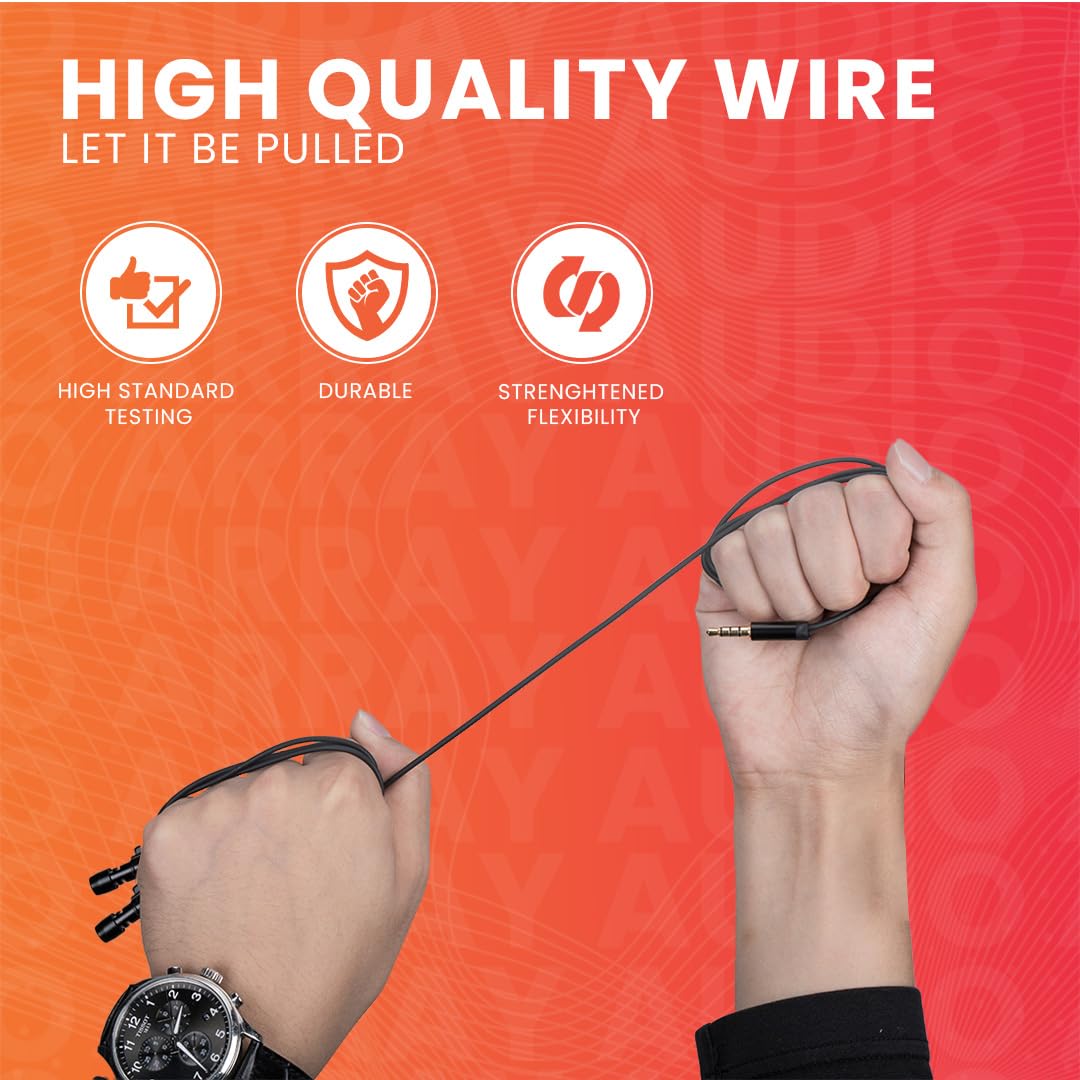 Refurbished - Audio Array 3.5 Mm Lavaliver Microphone Mini Recording Double Lavalier Microphone (AM-C35)