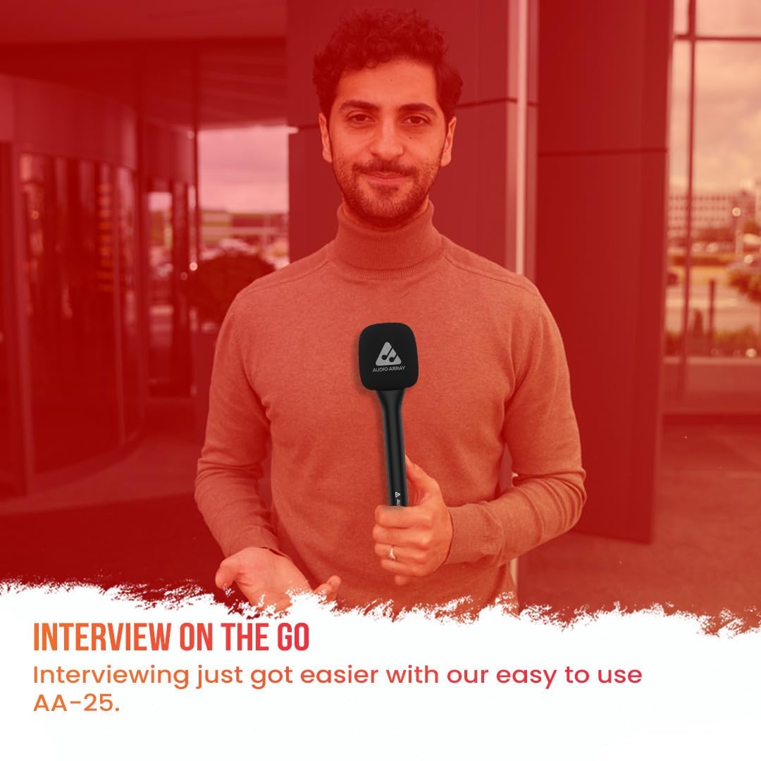 AWB-01 Wireless Mics AM-W10 & Handheld Interview Adapter AA-25