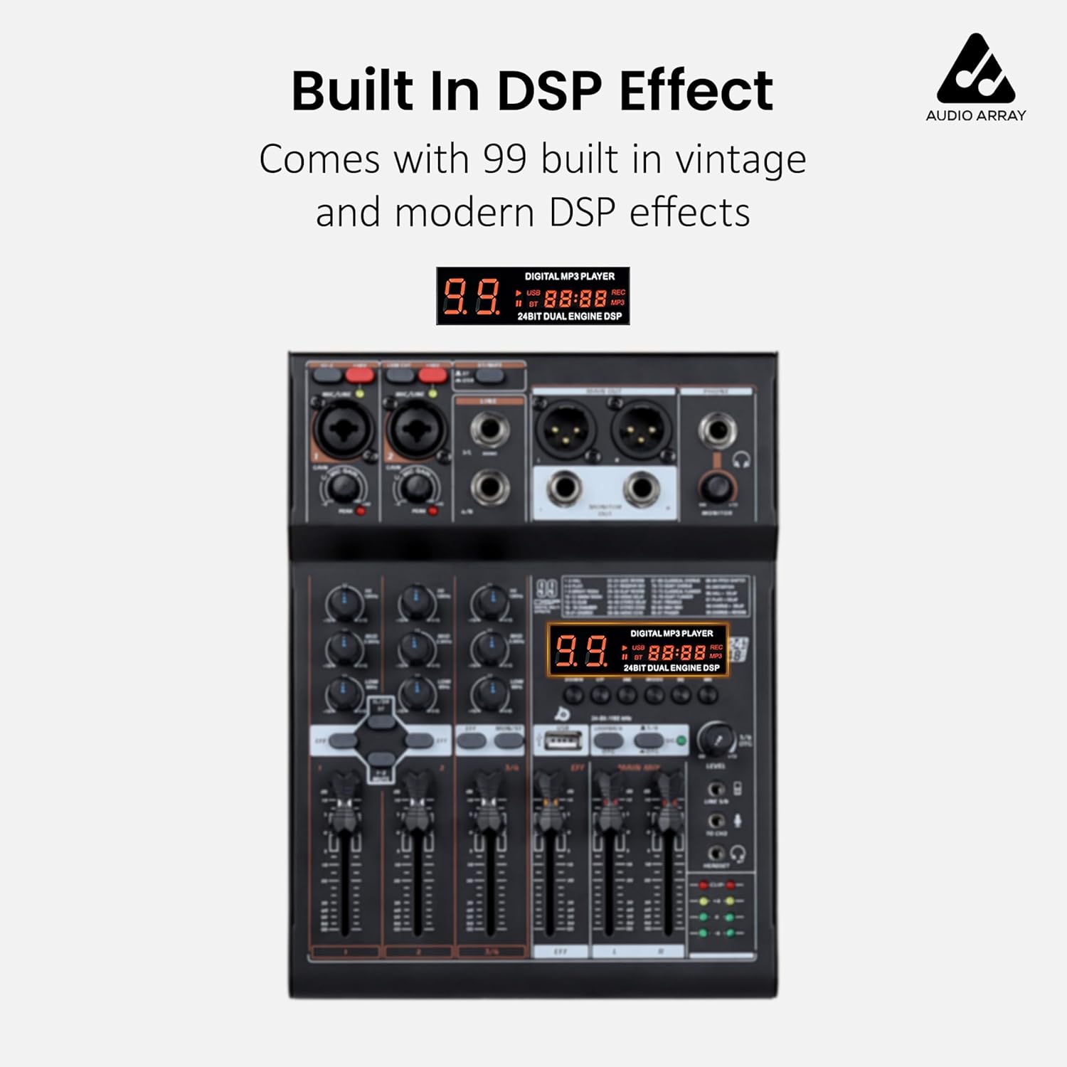 Audio Array AM-Pro 8 8 Channel Mixer