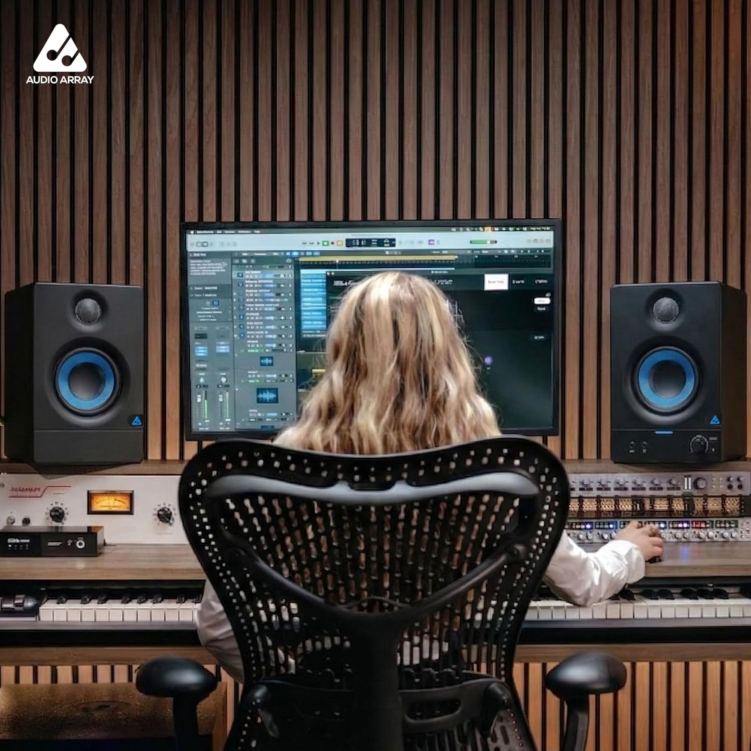 Audio Array AM-S2 50 Watt 3.5" Studio Monitor Speakers