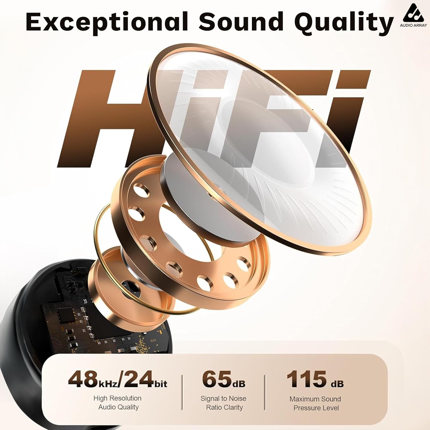 Audio Array AM-W23 Wireless Lav Mic, AI Noise Reduction