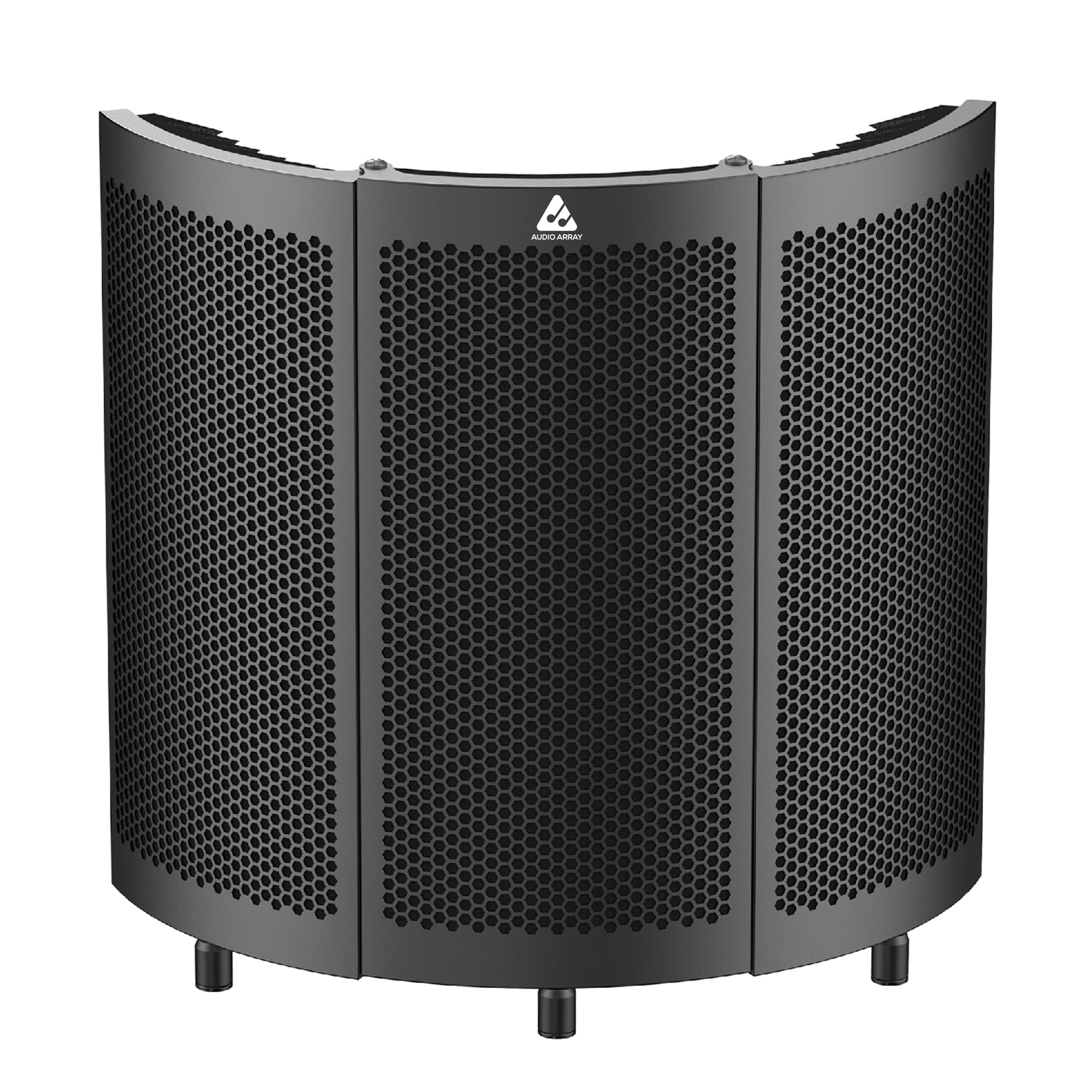 Audio Array AA-02 3-Panel Curved Isolation Shield with Insulation, Absorption & Reflection