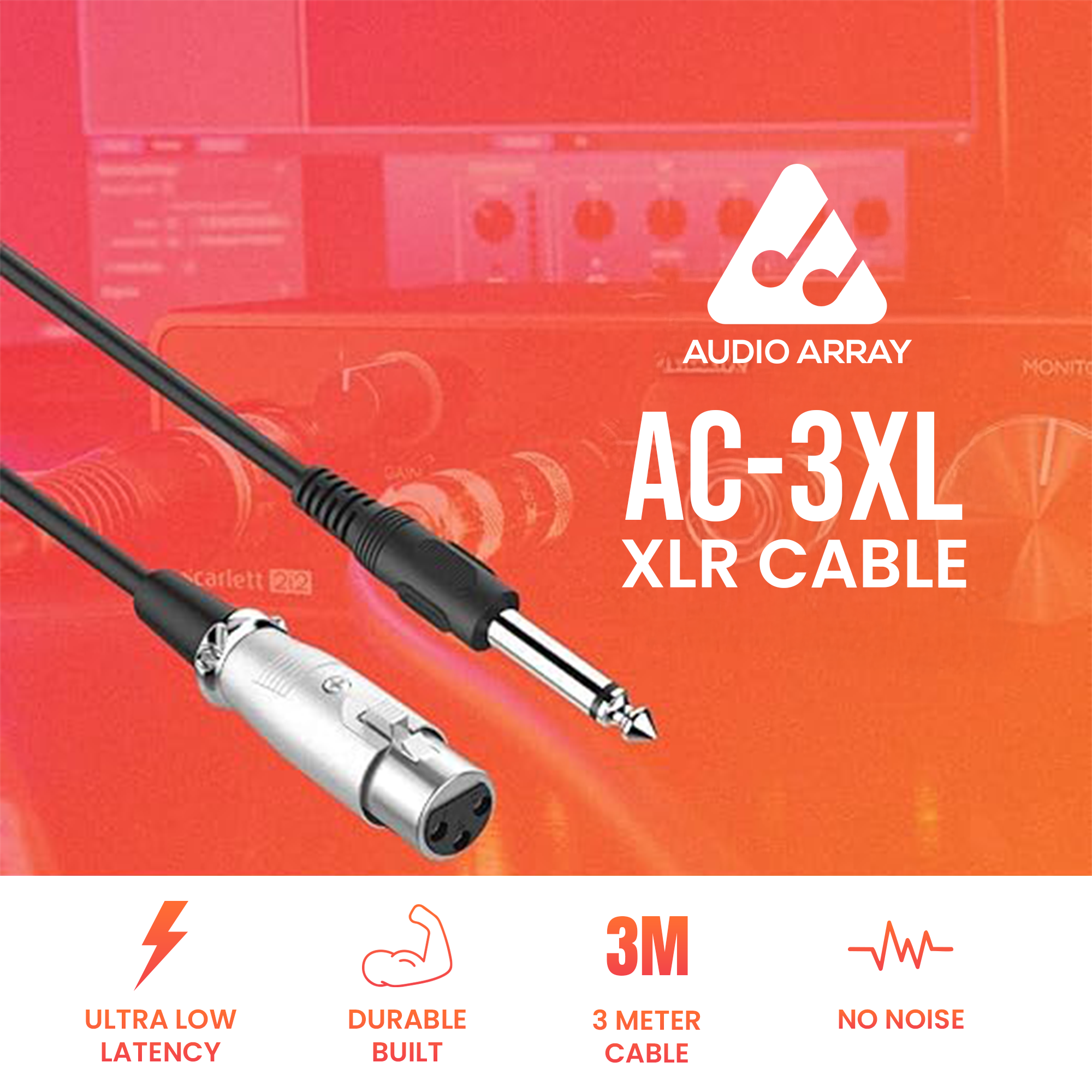 Audio Array AC-3XL Mic Cable