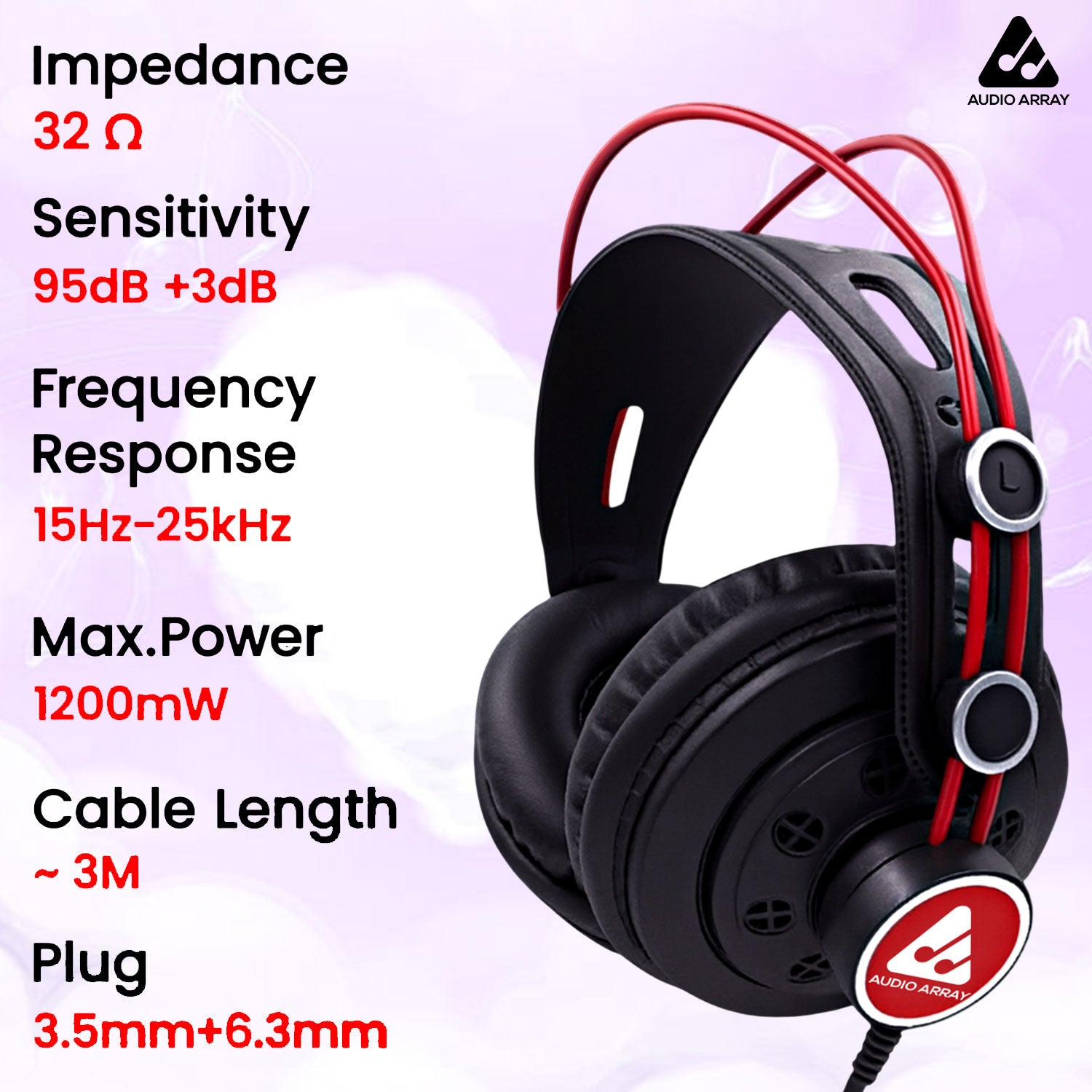 Premium Headphone Set (AH-60-BL + AH-60-RD)