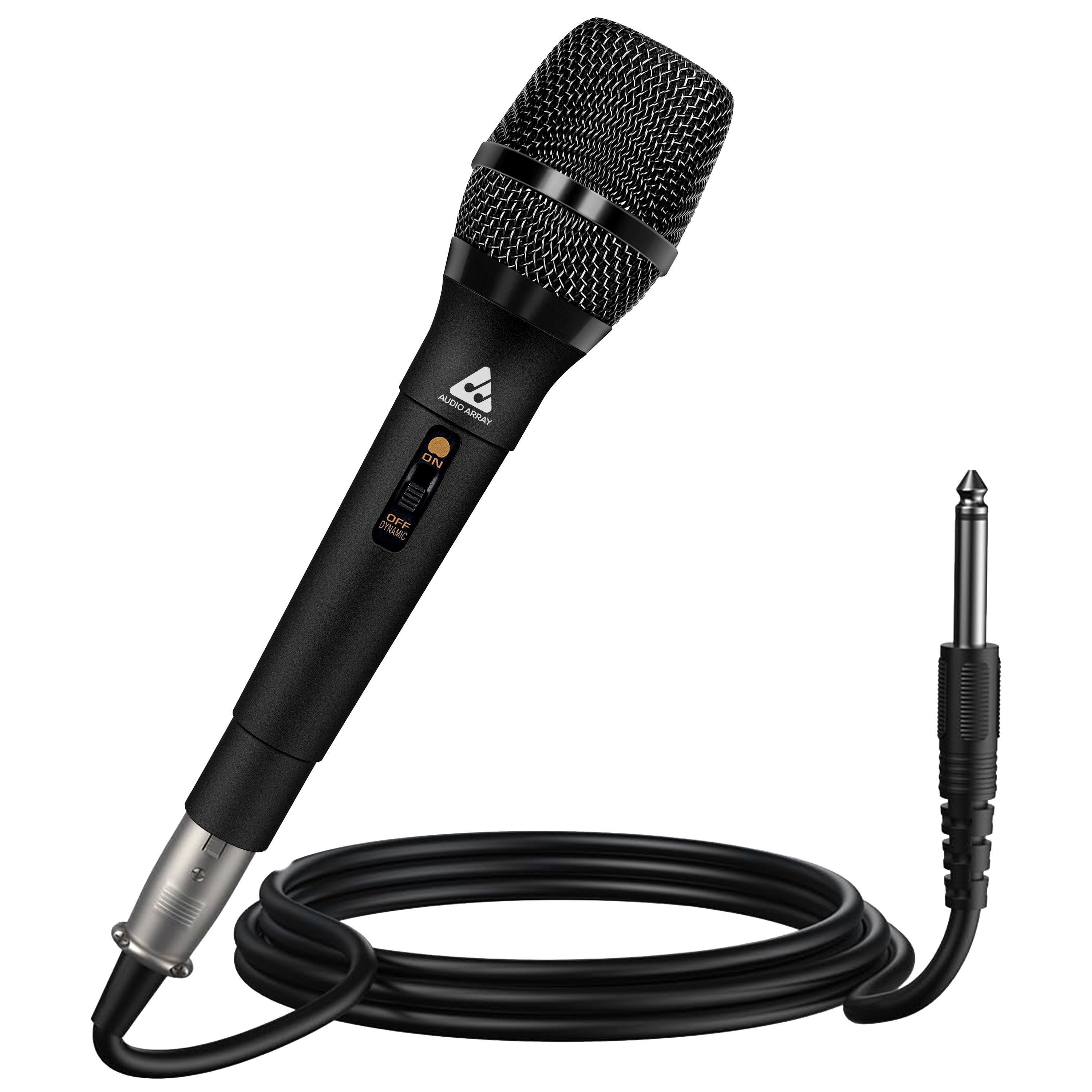 Audio Array Dynamic XLR to TRS Microphone | 24Bit/48kHz | Cardioid Pickup | AM-C50