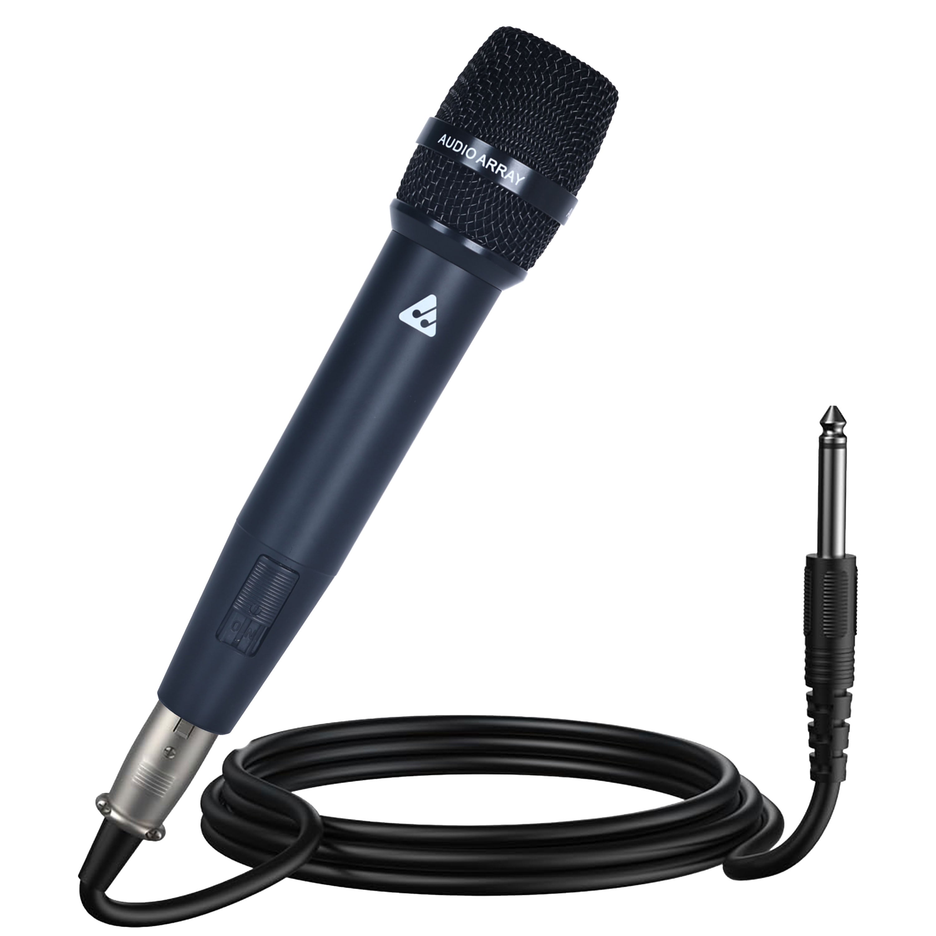 Audio Array Premium Dynamic XLR to TRS Microphone | 24Bit/48kHz | Cardioid Pattern | AM-C52