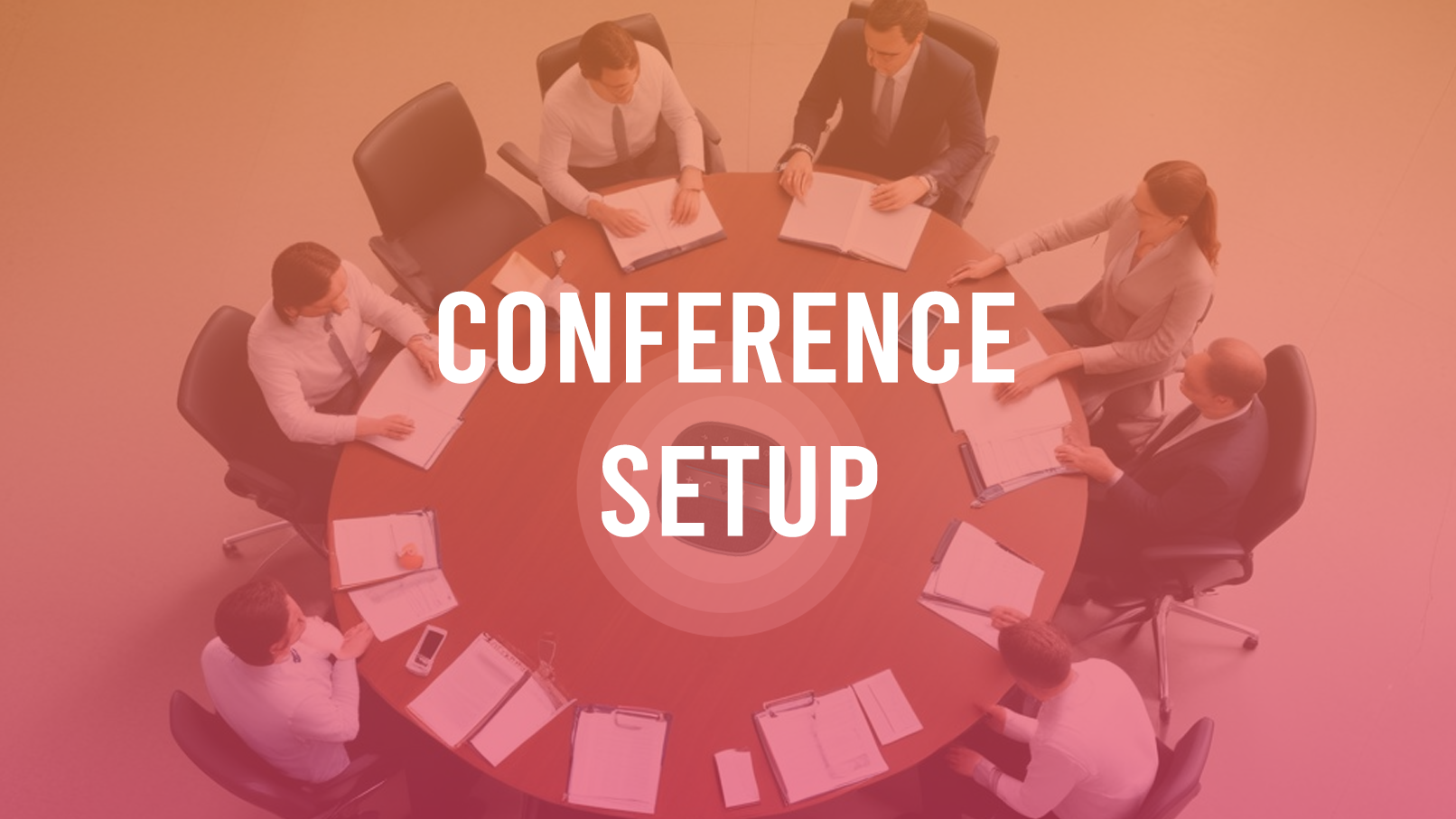 Audio Array Conference Setup