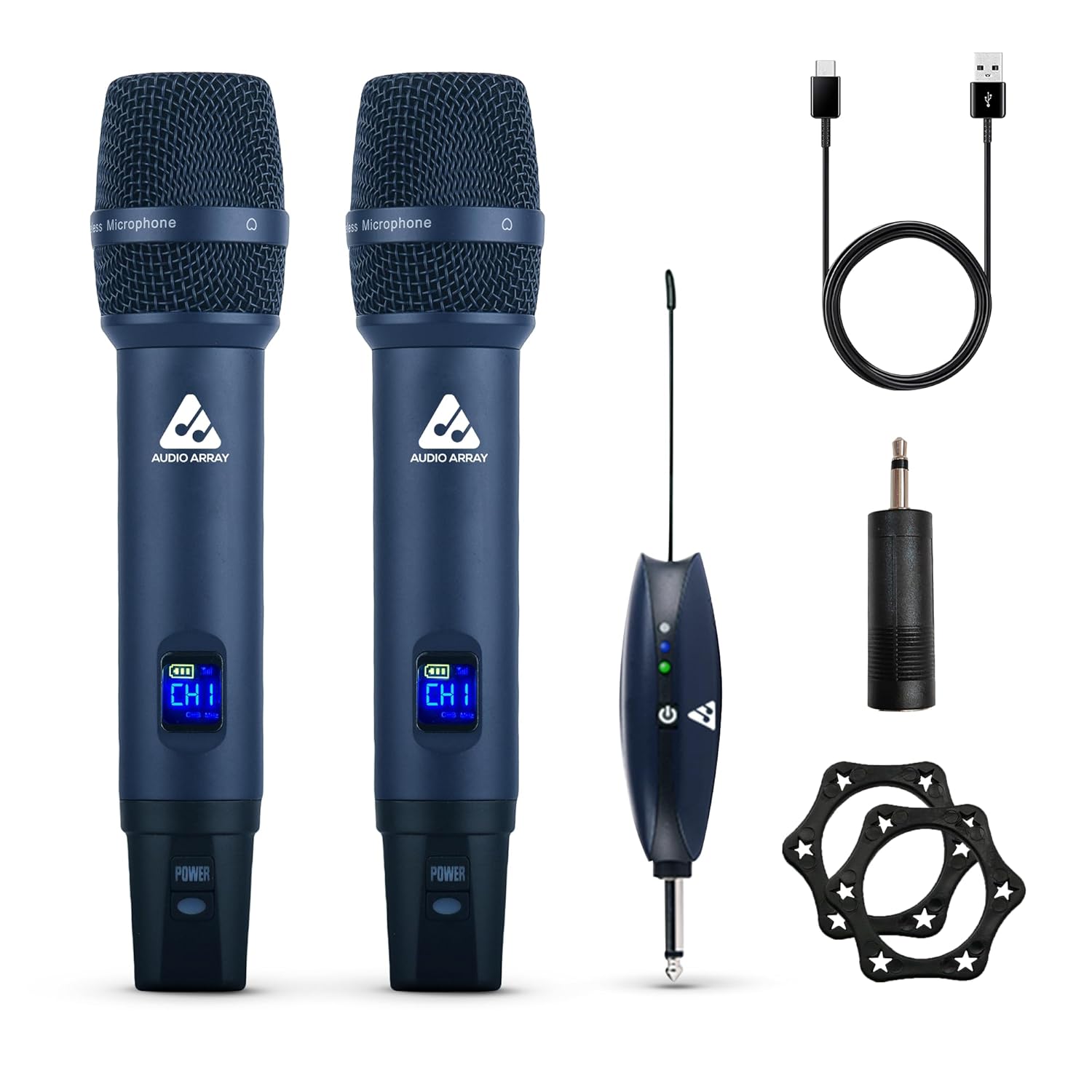 Audio Array AM-W34 UHF Dual Wireless Premium Metal Microphones: The Pe