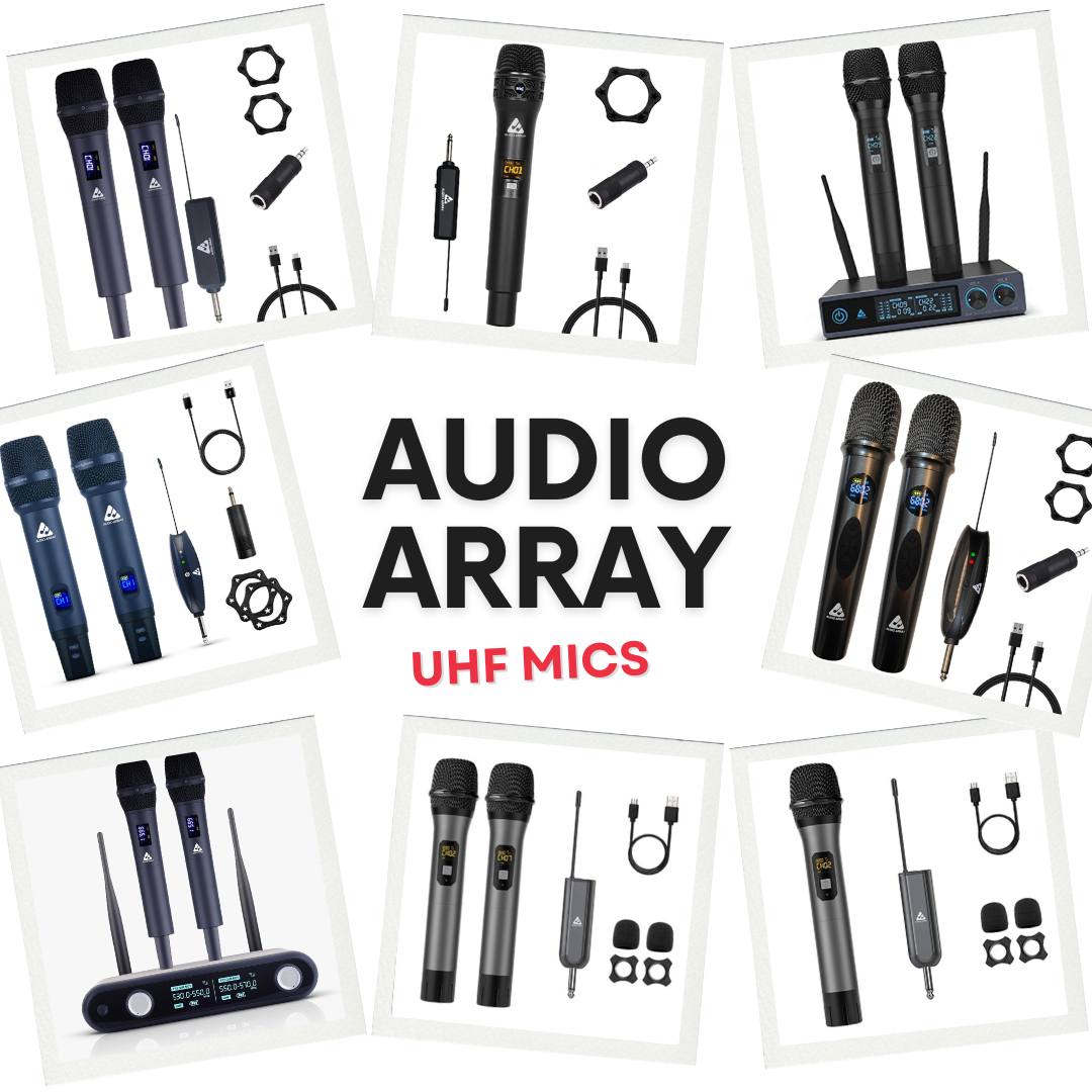 The Versatility of UHF Dual Wireless Microphones and Audio Array's Wid
