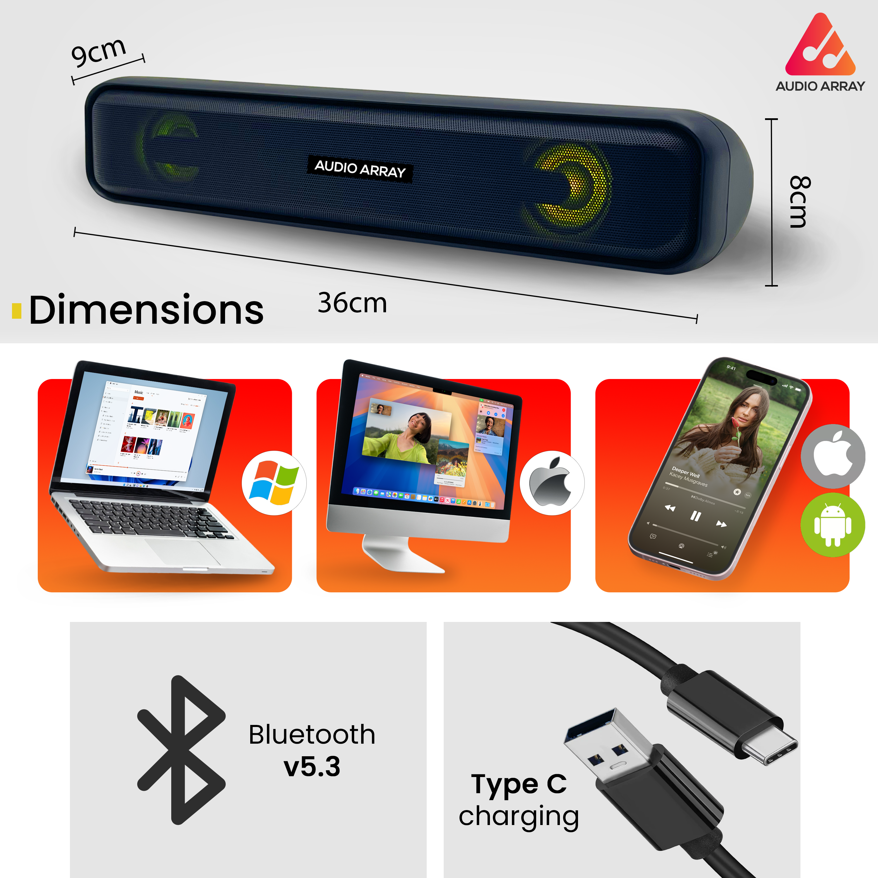 Audio Array SB-01 Sound Bar Variation (SB-01)