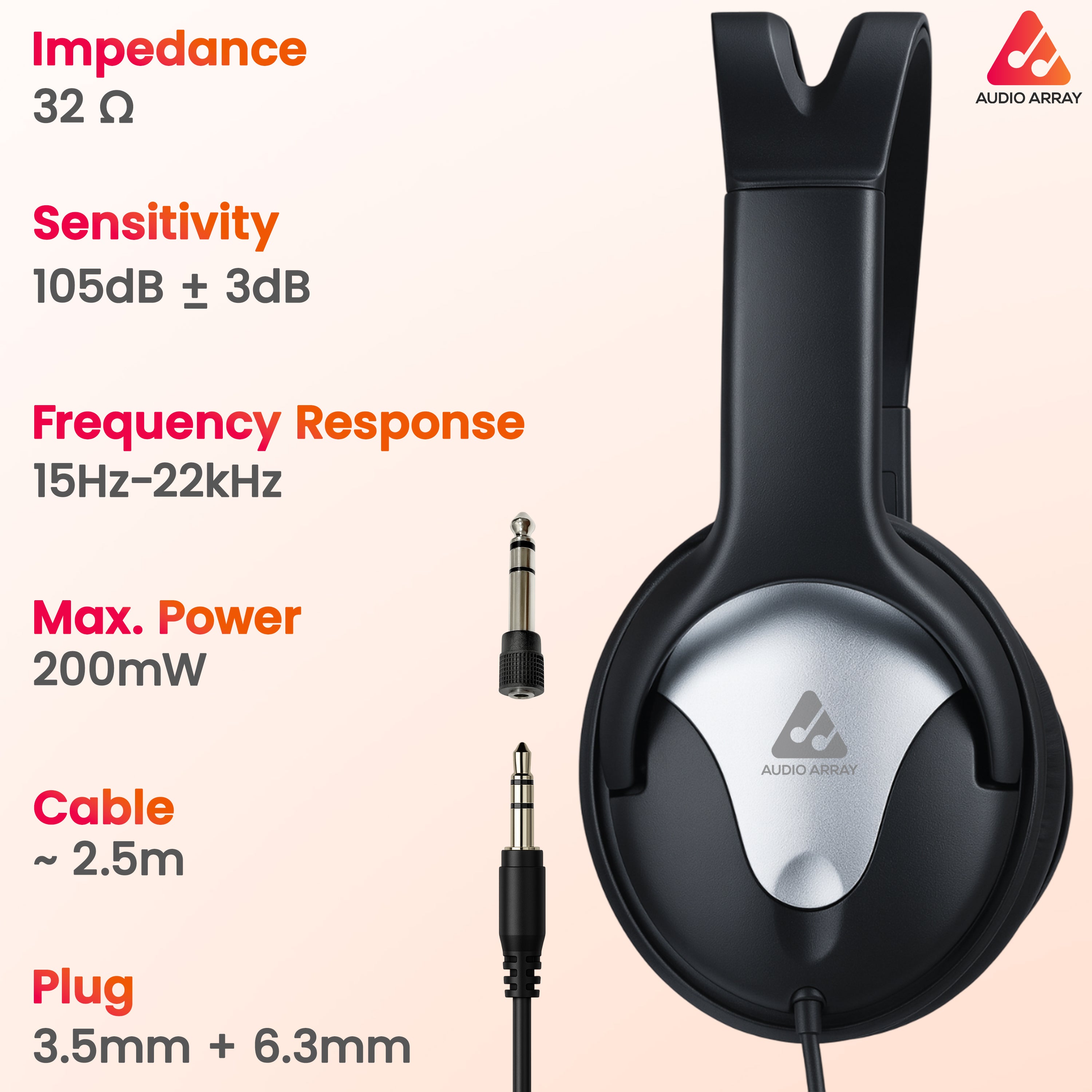 AH-40-SL Wired Over-Ear Headphones