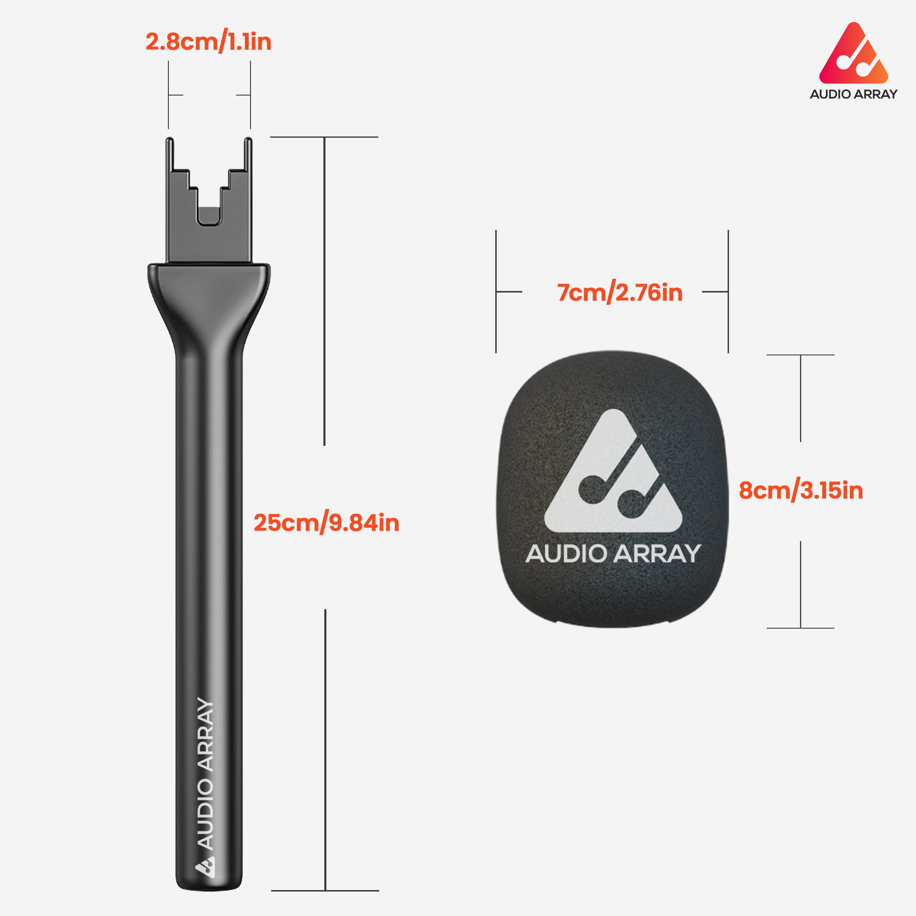 Audio Array AA-25 Metal Handheld Microphone
