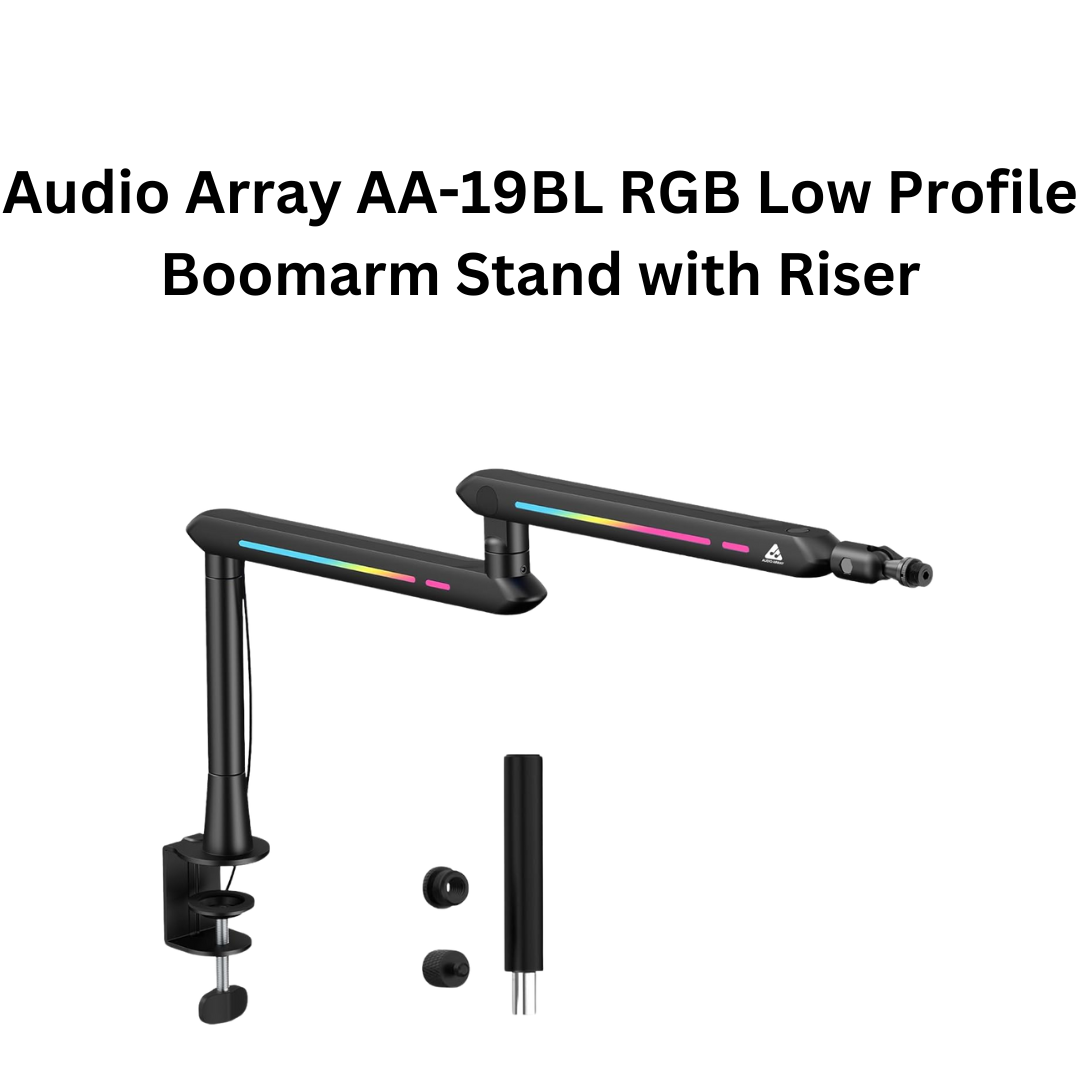 RGB Gaming Bundle For Streamers - Sound Card + Dynamic Mic + Boom Arm