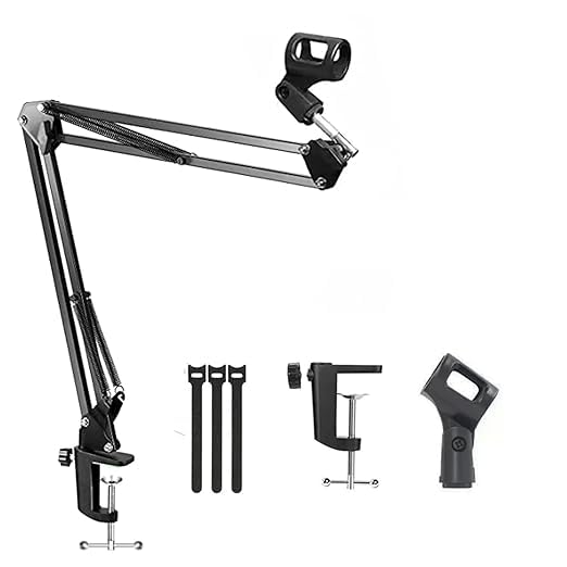 Audio Array RGB Gaming Mic Bundle with USB/XLR Microphone, Boom Arm & Sound Card Mixer | Streaming Mic Kit with Voice Effects, AI Noise Cancel, RGB Lights for Podcasting, Gaming & Recording - PB-09