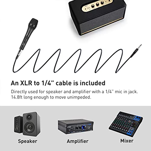 AM-C27 XLR to TRS Unidirectional Dynamic Handheld Karaoke Microphone sound