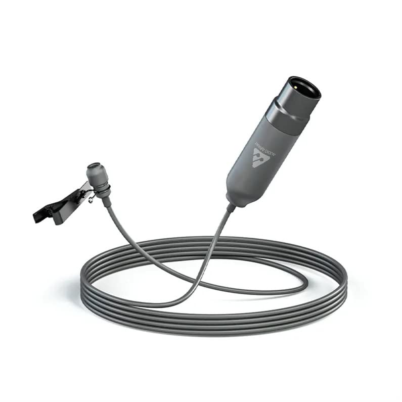 AM-C15 Premium Metal XLR Condenser Lapel Microphone