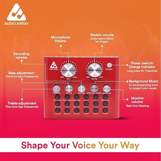 Audio Array Soundcard Singing Bundle GB-03