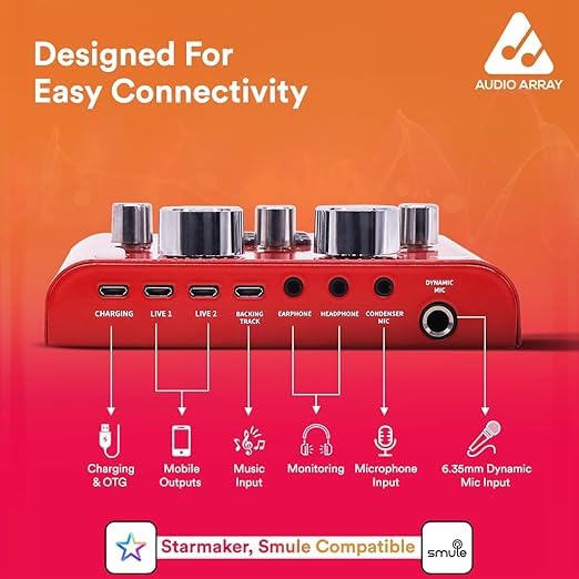 Audio Array Soundcard Singing Bundle GB-03