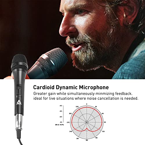 AM-C27 XLR to TRS Unidirectional Dynamic Handheld Karaoke Microphone sound