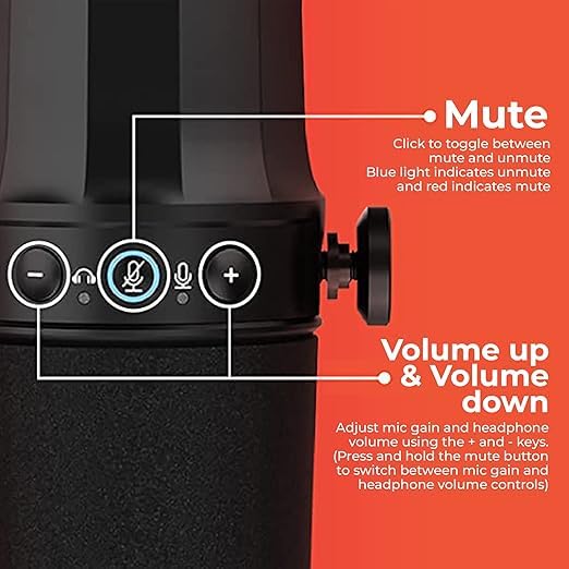 Audio Array Podcast Kit | USB/XLR Dynamic Mic with Boom Arm & Audio Interface | PB-09