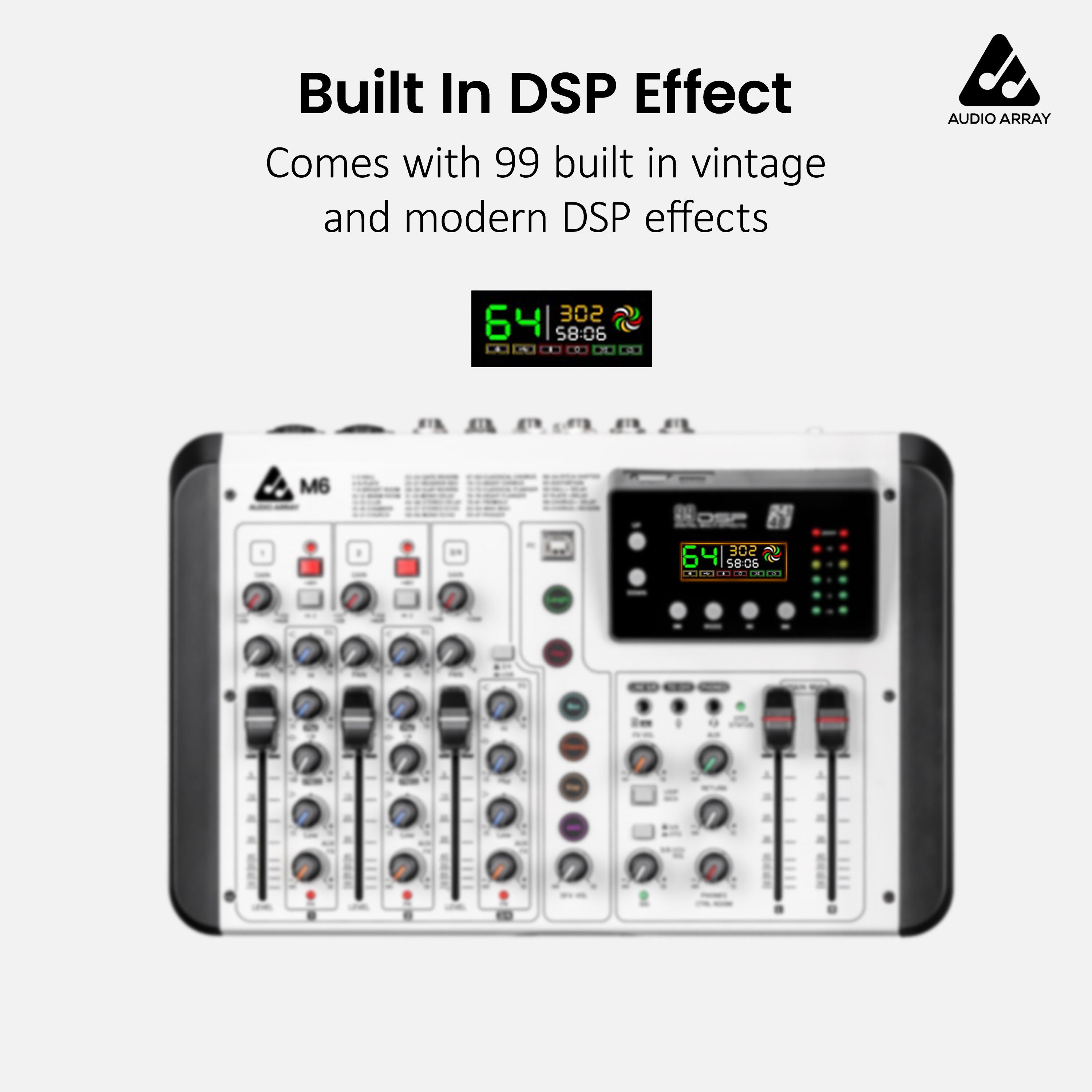 Audio Array M6 6 Channel Mixer