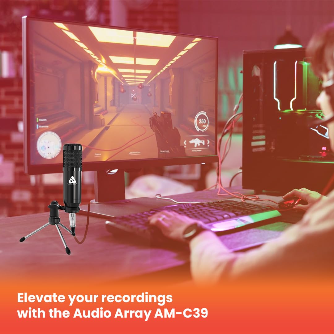 AM-C39 XLR to 3.5mm Condenser Microphone Kit