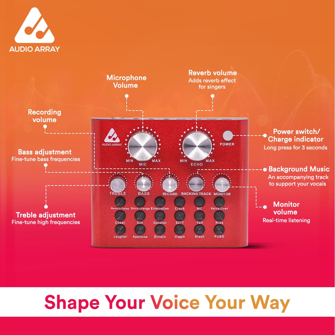 AI-12 USB Bluetooth Soundcard Mixer interface