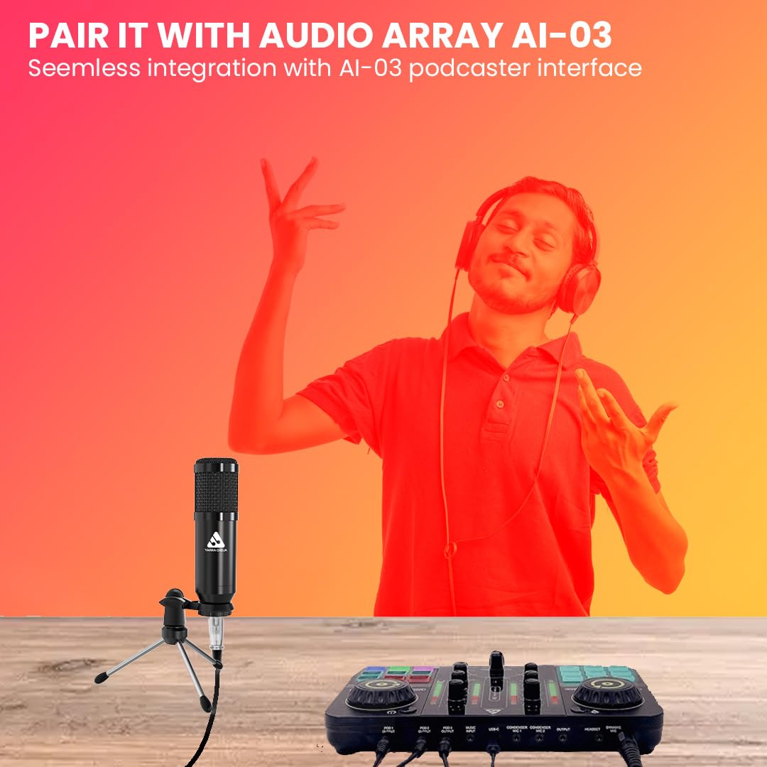 AM-C39 XLR to 3.5mm Condenser Microphone Kit