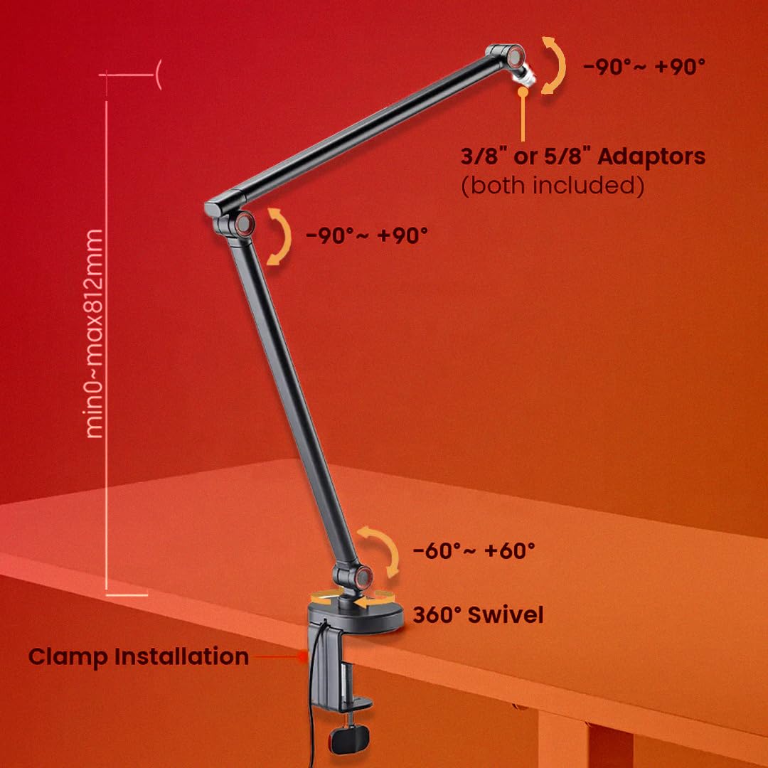 AA-20 Microphone Arm Stand | 81cm Reach