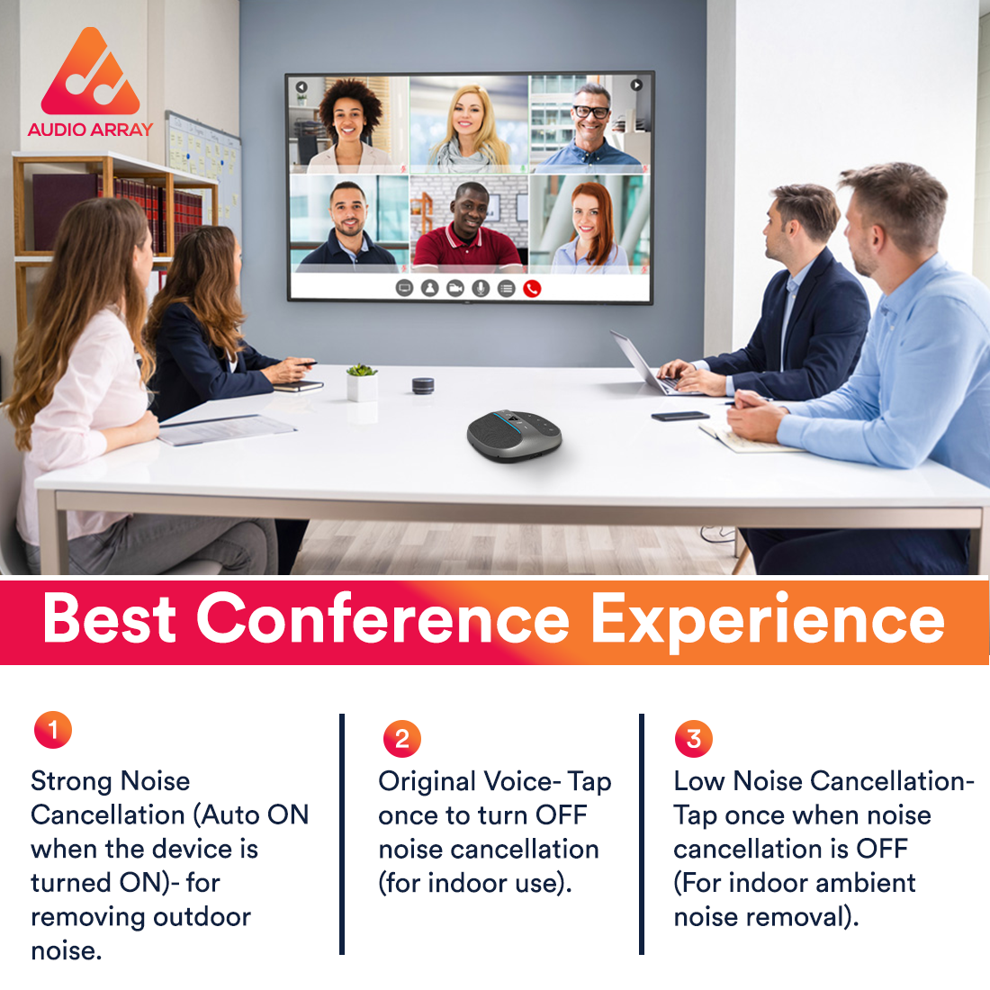 AM-W45 Wireless Conference Microphone with Speaker
