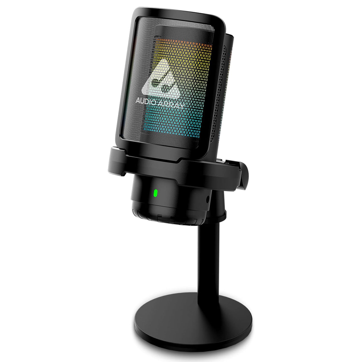 Audio Array AM-C55 USB Condenser Microphone – 24-Bit/192kHz, AI Noise Cancellation, Cardioid, Direct Monitoring, Gain Control, Type-C