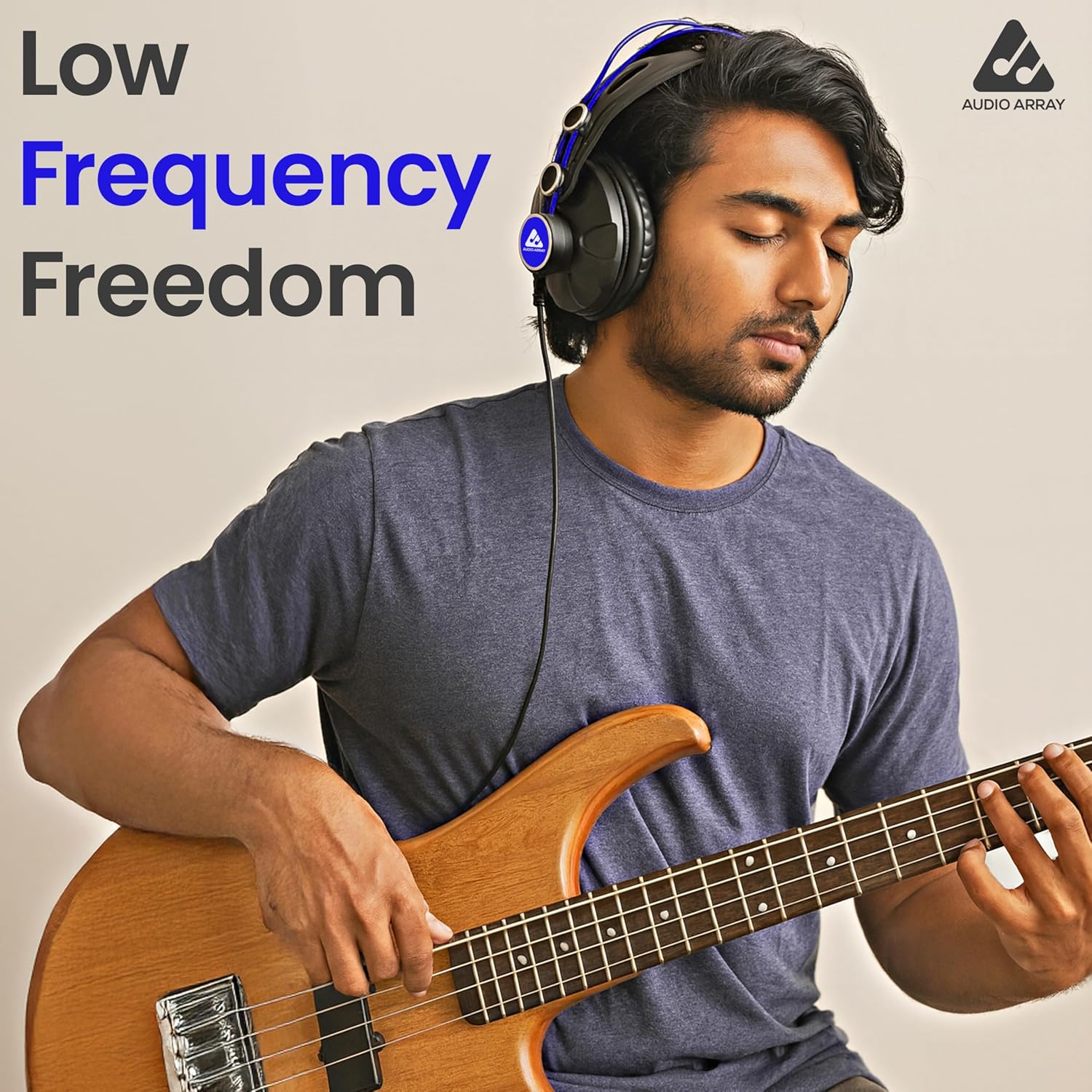 Audio Array AH-60-BL Professional Monitoring Headphones