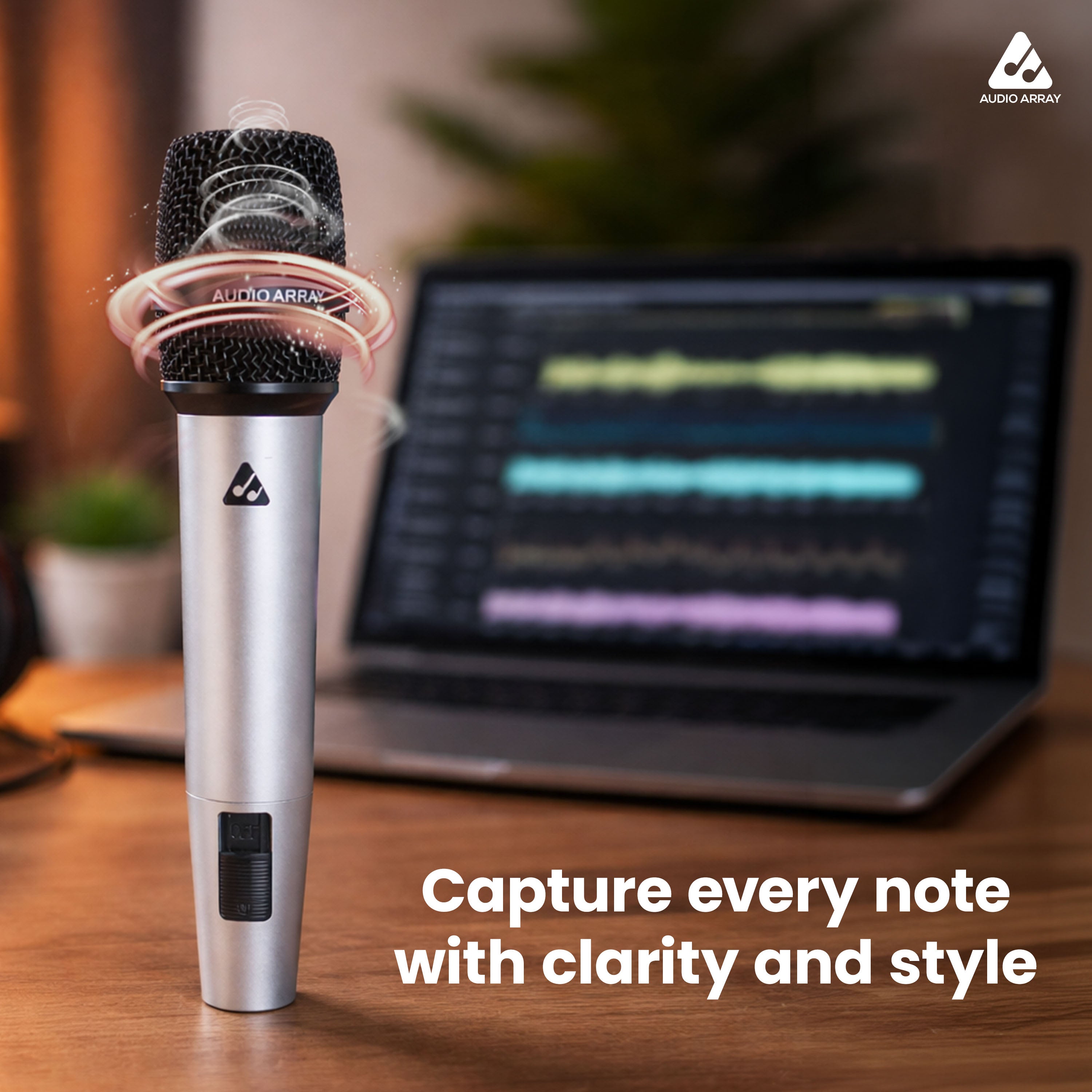 Audio Array Premium Dynamic XLR to TRS Microphone | 24Bit/48kHz | AM-C51