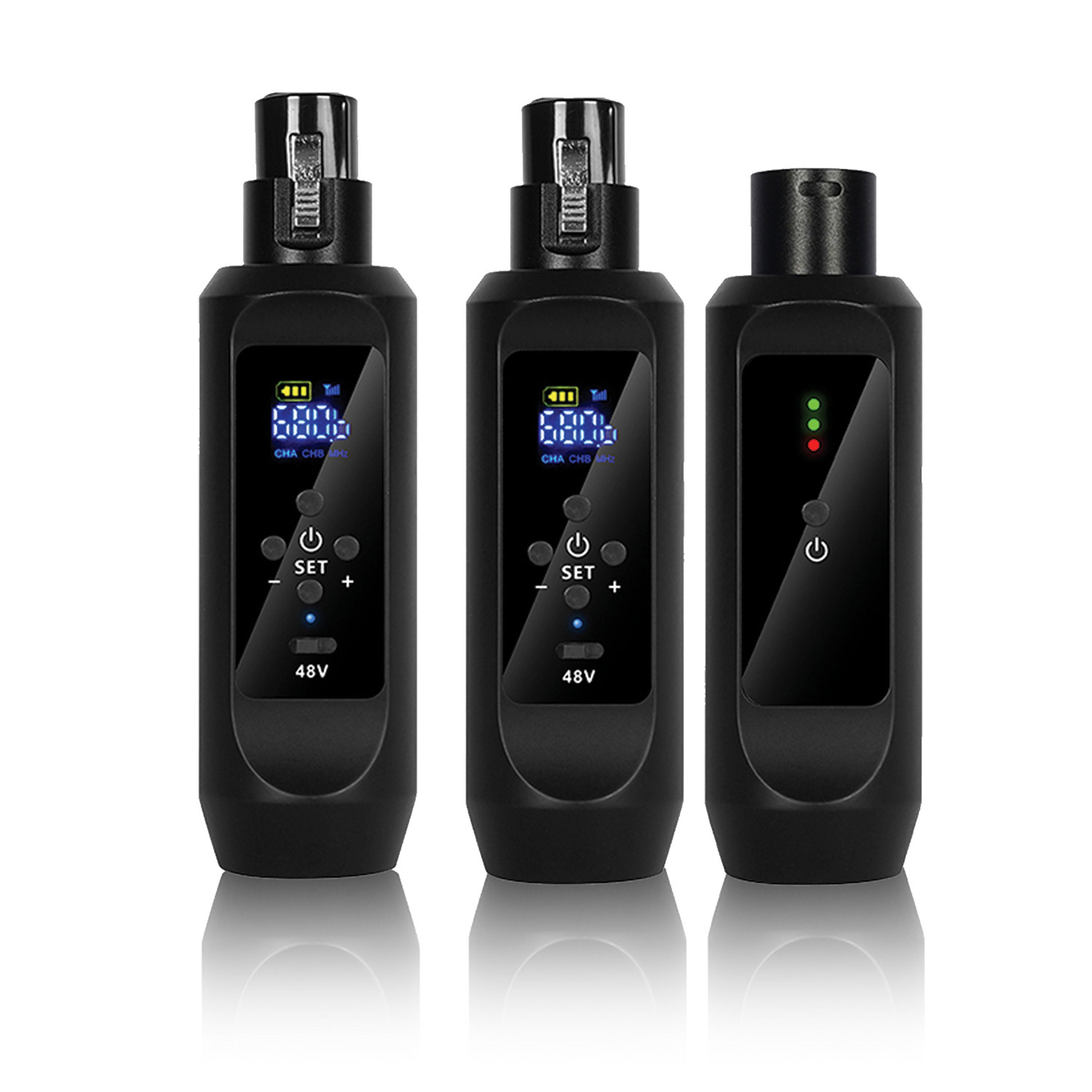 Audio Array Dual Wireless Mic Transceiver | UHF Wireless Audio System | 24Bit/48kHz Audio | W3