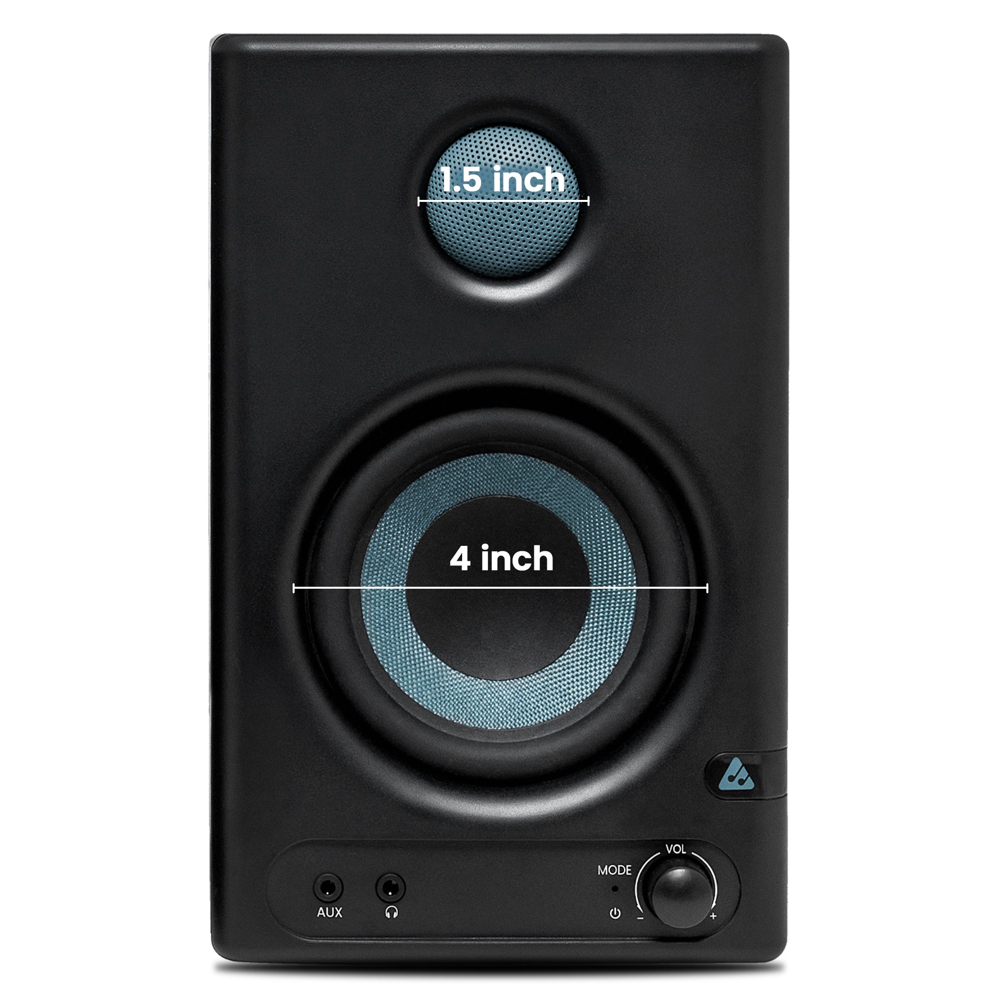 Audio Array AM-S1 Professional 4" Studio Monitor Speaker Pair